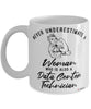 Data Center Technician Mug Never Underestimate A Woman Who Is Also A Data Center Tech Coffee Cup White