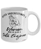 Data Engineer Mug Never Underestimate A Woman Who Is Also A Data Engineer Coffee Cup White