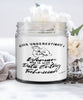 Data Entry Technician Candle Never Underestimate A Woman Who Is Also A Data Entry Tech 9oz Vanilla Scented Candles Soy Wax