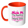 Deja Pu The Feeling Youve Heard This Crap Before White 11oz Accent Coffee Mugs