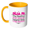 Deja Pu The Feeling Youve Heard This Crap Before White 11oz Accent Coffee Mugs