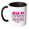 Deja Pu The Feeling Youve Heard This Crap Before White 11oz Accent Coffee Mugs