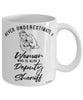 Deputy Sheriff Mug Never Underestimate A Woman Who Is Also A Deputy Sheriff Coffee Cup White