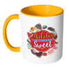 Diabetes Awareness Mug Diabetics Naturally Sweet White 11oz Accent Coffee Mugs