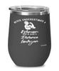 Divorce Lawyer Wine Glass Never Underestimate A Woman Who Is Also A Divorce Lawyer 12oz Stainless Steel Black