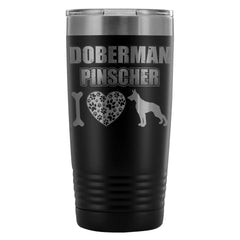 Doberman Pinscher Travel Mug 20oz Stainless Steel Tumbler