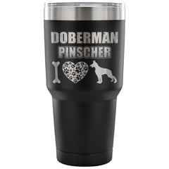 Doberman Pinscher Travel Mug 30 oz Stainless Steel Tumbler