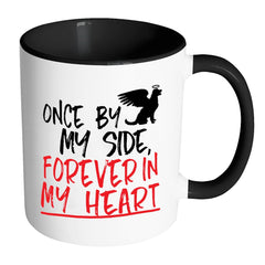 Dog Memorial Mug Forever In My Heart White 11oz Accent Coffee Mugs