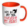 Dog Memorial Mug Forever In My Heart White 11oz Accent Coffee Mugs