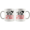 Dog Memorial Mug Once By My Side Forever In My Heart 11oz White Coffee Mugs