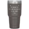 Dog Memorial Tumbler No Longer By My Side But Always In My Heart Laser Etched 30oz Stainless Steel Tumbler