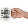 Dog Mom Mug So Theres This Dog That Kinda Stole My Heart 11oz White Coffee Mugs