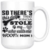 Dog Mom Mug So Theres This Dog That Kinda Stole My Heart 15oz White Coffee Mugs