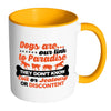 Dog Mug Dogs Are Our Link To Paradise They White 11oz Accent Coffee Mugs