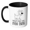 Dog Mug Worlds Very Best Dog Mom White 11oz Accent Coffee Mugs