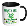 Dreaditic Cells Biology Mug Rastafarian Of Immune White 11oz Accent Coffee Mugs