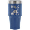 Drummer Insulated Travel Mug Music Is My Life 30 oz Stainless Steel Tumbler