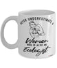 Ecologist Mug Never Underestimate A Woman Who Is Also An Ecologist Coffee Cup White