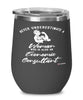 Economic Consultant Wine Glass Never Underestimate A Woman Who Is Also An Economic Consultant 12oz Stainless Steel Black