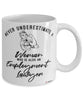 Employment Lawyer Mug Never Underestimate A Woman Who Is Also An Employment Lawyer Coffee Cup White