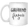 Engagement Announcement Mug Girlfriend to Fiancee Coffee Cup 11oz White XP8434