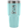 Engagement Announcement Travel Mug He's The One 30 oz Stainless Steel Tumbler