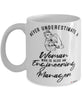 Engineering Manager Mug Never Underestimate A Woman Who Is Also An Engineering Manager Coffee Cup White