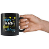 Enjoy Lifes Little Things 11oz Black Coffee Mugs