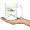 Enjoy Lifes Little Things 15oz White Coffee Mugs