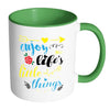 Enjoy Lifes Little Things White 11oz Accent Coffee Mugs