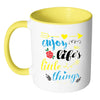 Enjoy Lifes Little Things White 11oz Accent Coffee Mugs