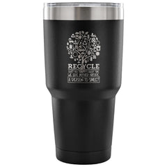 Environment Travel Mug Recycle 30 oz Stainless Steel Tumbler