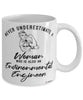 Environmental Engineer Mug Never Underestimate A Woman Who Is Also An Environmental Engineer Coffee Cup White