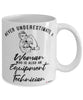 Equipment Technician Mug Never Underestimate A Woman Who Is Also An Equipment Tech Coffee Cup White