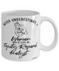 Equity Research Analyst Mug Never Underestimate A Woman Who Is Also An Equity Research Analyst Coffee Cup White