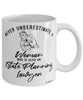 Estate Planning Lawyer Mug Never Underestimate A Woman Who Is Also An Estate Planning Lawyer Coffee Cup White