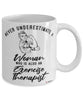 Exercise Therapist Mug Never Underestimate A Woman Who Is Also An Exercise Therapist Coffee Cup White