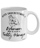 Facility Manager Mug Never Underestimate A Woman Who Is Also A Facility Manager Coffee Cup White