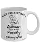 Family Counselor Mug Never Underestimate A Woman Who Is Also A Family Counselor Coffee Cup White