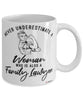 Family Lawyer Mug Never Underestimate A Woman Who Is Also A Family Lawyer Coffee Cup White