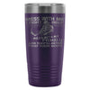 Family Travel Mug Mess With Me I Fight Back 20oz Stainless Steel Tumbler