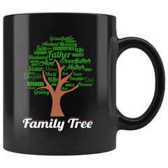 Family Tree Mug 11oz Black Coffee Mugs