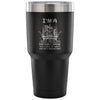 Farm Travel Mug A Tractor Driver I Solve Problems 30 oz Stainless Steel Tumbler