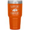 Farmer Awareness Tumbler Support Your Farmers Laser Etched 30oz Stainless Steel Tumbler