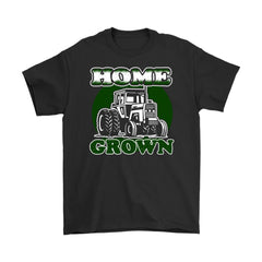 Farmer Farm Tractor Shirt Home Grown Gildan Mens T-Shirt