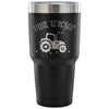 Farming Travel Mug Pink Tractor 30 oz Stainless Steel Tumbler