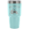 Farming Travel Mug Pink Tractor 30 oz Stainless Steel Tumbler