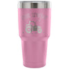 Farming Travel Mug Pink Tractor 30 oz Stainless Steel Tumbler