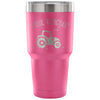 Farming Travel Mug Pink Tractor 30 oz Stainless Steel Tumbler