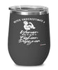 Fashion Designer Wine Glass Never Underestimate A Woman Who Is Also A Fashion Designer 12oz Stainless Steel Black